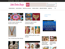 Tablet Screenshot of ladiesfashiondesigns.com